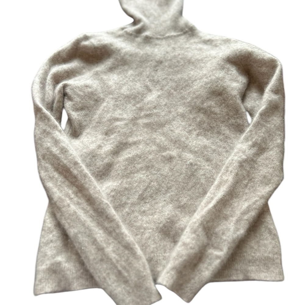 Charter club Women's Cashmere Turtleneck Sweater Beige Size XS - Picture 8 of 13